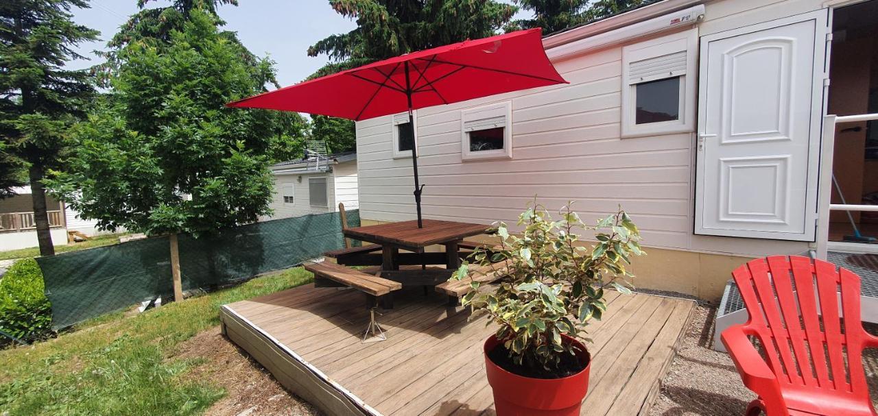 Mobil Home Dans Camping Saillagouse Phòng bức ảnh